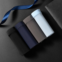 2 sztuk slipy męskie męskie lodowy jedwab bokserki seksowna bezszwowa bielizna człowiek ultra-cienkie oddychające bokserki męskie kalesony Boxershorts 5